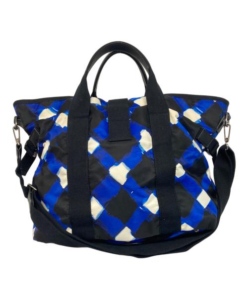 CHANEL（シャネル）CHANEL (シャネル) エアライン 2WAYトートバッグ ブルー×ブラックの古着・服飾アイテム