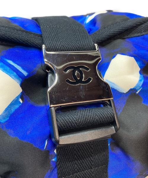 CHANEL（シャネル）CHANEL (シャネル) エアライン 2WAYトートバッグ ブルー×ブラックの古着・服飾アイテム