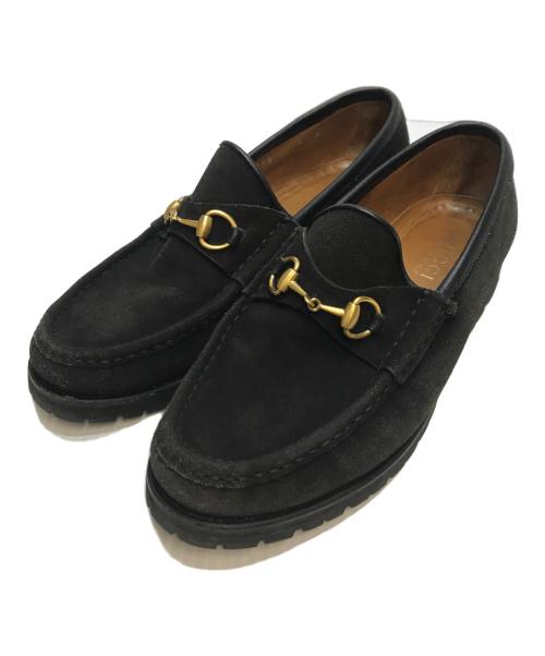 GUCCI（グッチ）GUCCI (グッチ) ビットローファー ブラック サイズ:7の古着・服飾アイテム