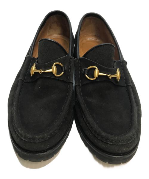 GUCCI（グッチ）GUCCI (グッチ) ビットローファー ブラック サイズ:7の古着・服飾アイテム