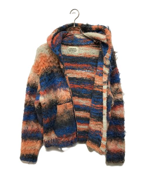 FUTURE ARCHIVE（フューチャー アーカイブ）FUTURE ARCHIVE (フューチャー アーカイブ) SHAGGY ZIP PARKA オレンジ×ブルー サイズ:Mの古着・服飾アイテム