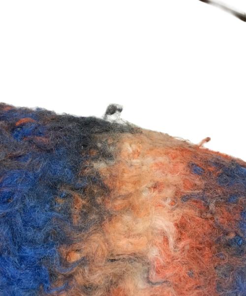 FUTURE ARCHIVE（フューチャー アーカイブ）FUTURE ARCHIVE (フューチャー アーカイブ) SHAGGY ZIP PARKA オレンジ×ブルー サイズ:Mの古着・服飾アイテム