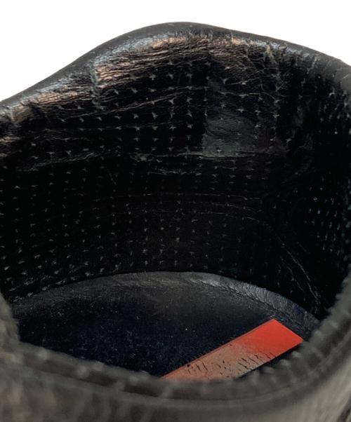 PRADA SPORTS（プラダスポーツ）PRADA SPORTS (プラダスポーツ) スクエアトゥレザースニーカー ブラック サイズ:7 1/2の古着・服飾アイテム