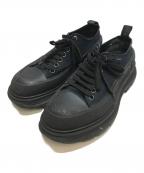 ALEXANDER McQUEENアレキサンダーマックイーン）の古着「トレッドスリックレースアップスニーカー」｜ブラック