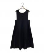 TOMORROW LAND collectionトゥモローランドコレクション）の古着「リングニット フロンタブルドレス」｜ネイビー