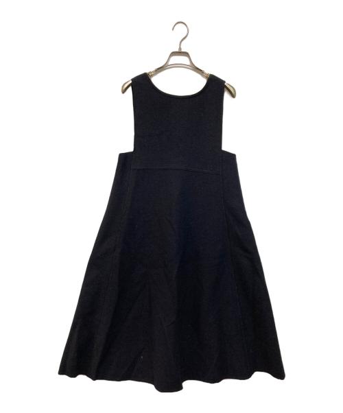 TOMORROW LAND collection（トゥモローランドコレクション）TOMORROW LAND collection (トゥモローランドコレクション) リングニット フロンタブルドレス ネイビー サイズ:XSの古着・服飾アイテム