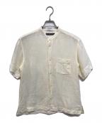 ISSEY MIYAKEイッセイミヤケ）の古着「リネン半袖シャツ」｜オフホワイト