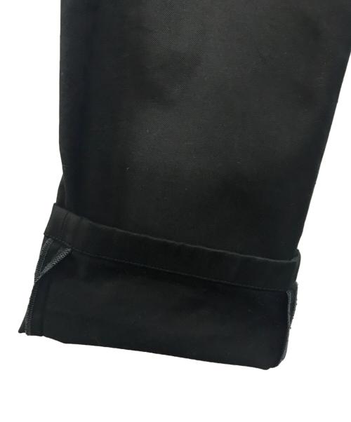JIL SANDER（ジルサンダー）JIL SANDER (ジルサンダー) コットンストレッチスラックス ブラック サイズ:44の古着・服飾アイテム