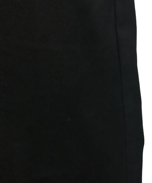 JIL SANDER（ジルサンダー）JIL SANDER (ジルサンダー) コットンストレッチスラックス ブラック サイズ:44の古着・服飾アイテム