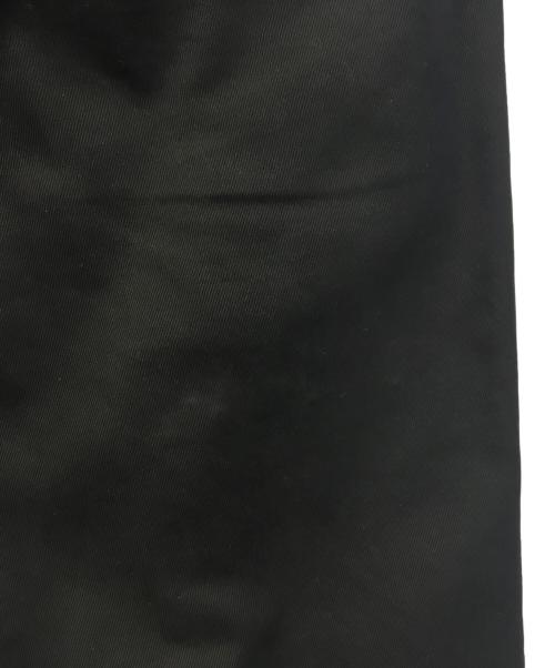 JIL SANDER（ジルサンダー）JIL SANDER (ジルサンダー) コットンストレッチスラックス ブラック サイズ:44の古着・服飾アイテム