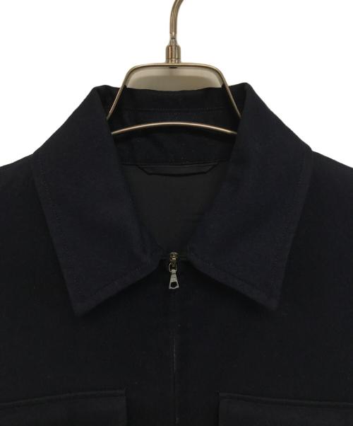 COMOLI（コモリ）COMOLI (コモリ) フラノZIPブルゾン ネイビー サイズ:SIZE 2の古着・服飾アイテム