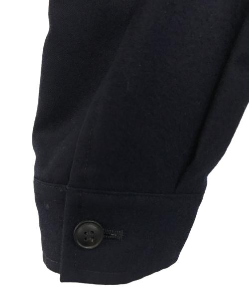 COMOLI（コモリ）COMOLI (コモリ) フラノZIPブルゾン ネイビー サイズ:SIZE 2の古着・服飾アイテム