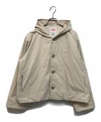 DANTONダントン）の古着「インサレーション フーデットジャケット」｜アイボリー