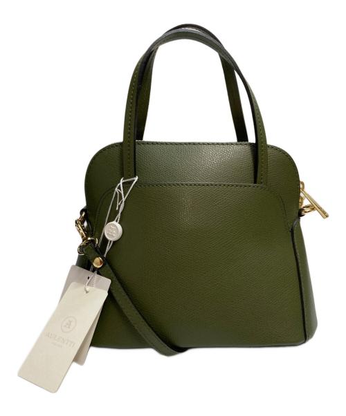 AULENTTI（オウレンティ）AULENTTI (オウレンティ) 2WAYショルダーバッグ グリーン 未使用品の古着・服飾アイテム