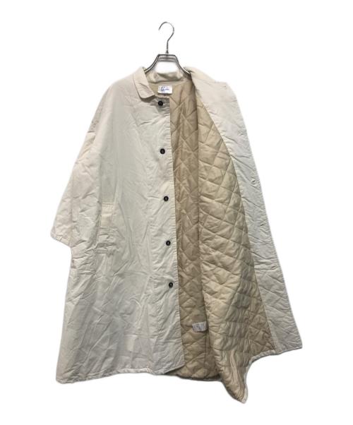 Yarmo（ヤーモ）Yarmo (ヤーモ) 別注 Quilting Lab Coat ホワイト サイズ:Freeの古着・服飾アイテム