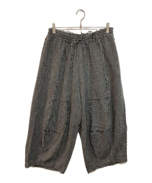 Needles（ニードルズ）Needles (ニードルズ) ヒザデルパンツ ヘリンボーン グレー サイズ:Mの古着・服飾アイテム