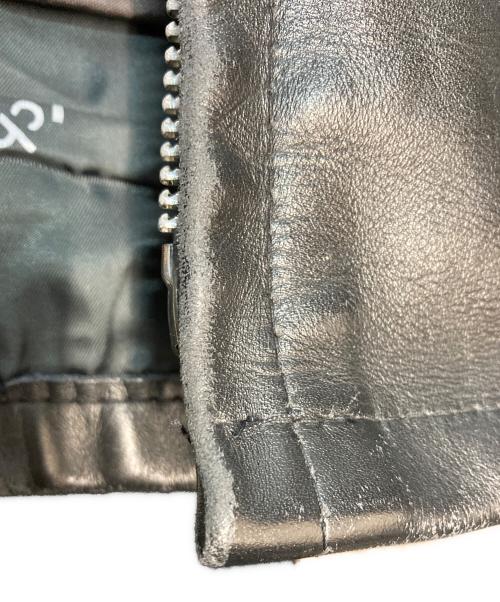Schott（ショット）Schott (ショット) 642ライナー付ステアハイドシングルライダースジャケット ブラック サイズ:SIZE 42の古着・服飾アイテム
