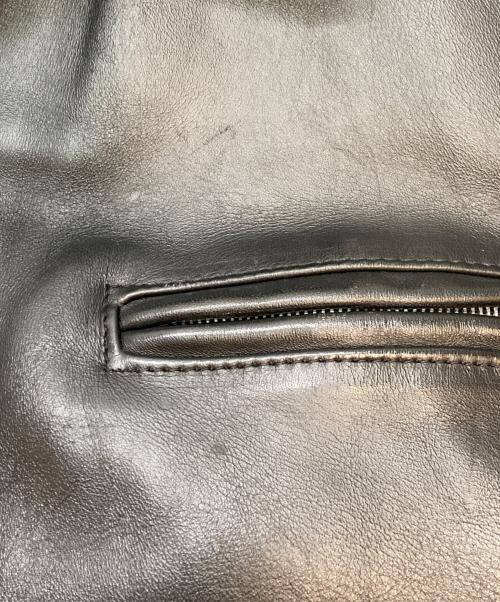 Schott（ショット）Schott (ショット) 642ライナー付ステアハイドシングルライダースジャケット ブラック サイズ:SIZE 42の古着・服飾アイテム