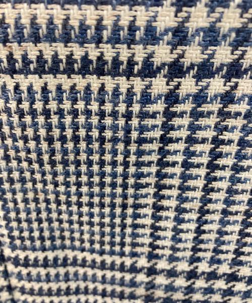 Brilla per il gusto（ブリッラ ペル イルグースト）Brilla per il gusto (ブリッラ ペル イルグースト) CERRUTI リネンコットン グレンチェック ジャケット ブルー サイズ:SIZE 46の古着・服飾アイテム