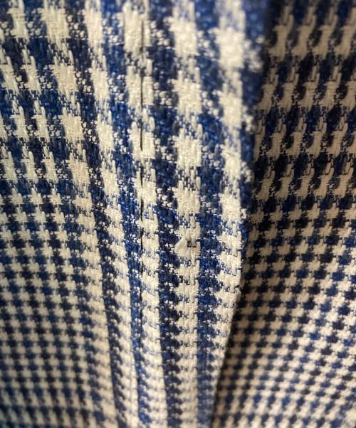 Brilla per il gusto（ブリッラ ペル イルグースト）Brilla per il gusto (ブリッラ ペル イルグースト) CERRUTI リネンコットン グレンチェック ジャケット ブルー サイズ:SIZE 46の古着・服飾アイテム