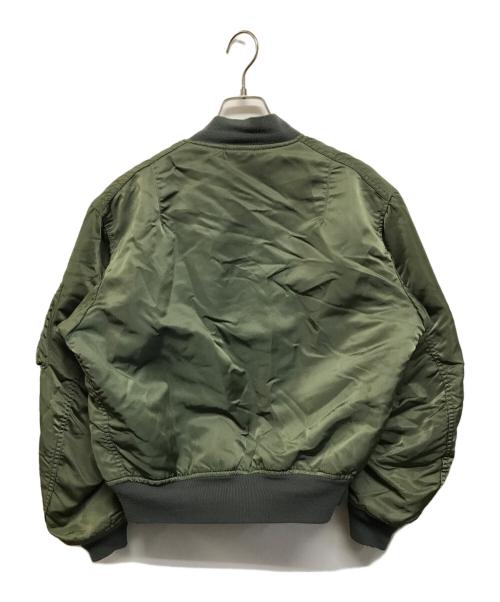 ALPHA（アルファ）ALPHA (アルファ) MA-1ジャケット オリーブ サイズ:Mの古着・服飾アイテム