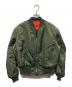 ALPHA（アルファ）の古着「MA-1ジャケット」｜オリーブ