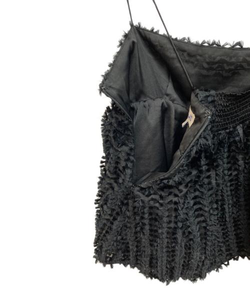 BAUM UND PFERDGARTEN（バウムウンドヘルガーデン）BAUM UND PFERDGARTEN (バウムウンドヘルガーデン) チュールキャミソール ブラック サイズ:36の古着・服飾アイテム