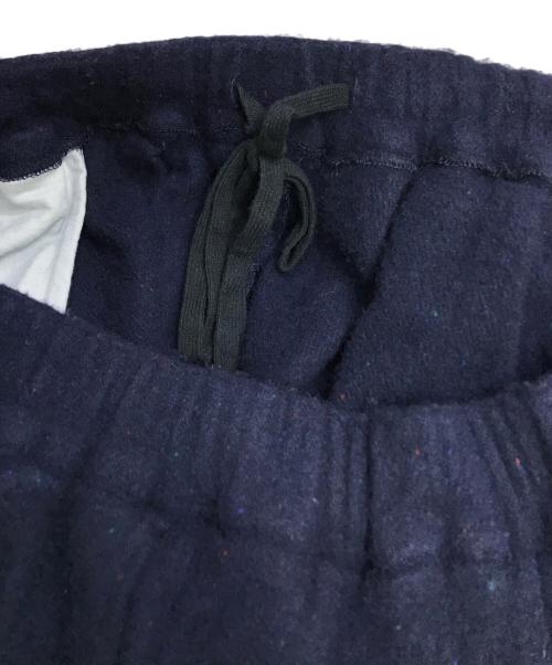 COMME des GARCONS COMME des GARCONS（コムデギャルソン コムデギャルソン）COMME des GARCONS COMME des GARCONS (コムデギャルソン コムデギャルソン) ネッフウール縮絨 タックワイドロングスカート ネイビー サイズ:Sの古着・服飾アイテム