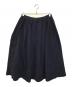 COMME des GARCONS COMME des GARCONS (コムデギャルソン コムデギャルソン) ネッフウール縮絨 タックワイドロングスカート ネイビー サイズ:S：14000円