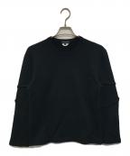 COMME des GARCONS HOMME PLUSコムデギャルソンオムプリュス）の古着「甲冑スリーブスウェット」｜ブラック