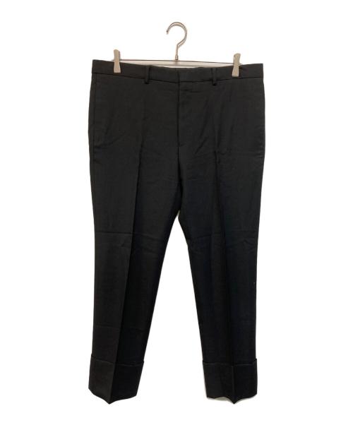 GIVENCHY（ジバンシィ）GIVENCHY (ジバンシィ) センタープレスパンツ ブラック サイズ:52の古着・服飾アイテム