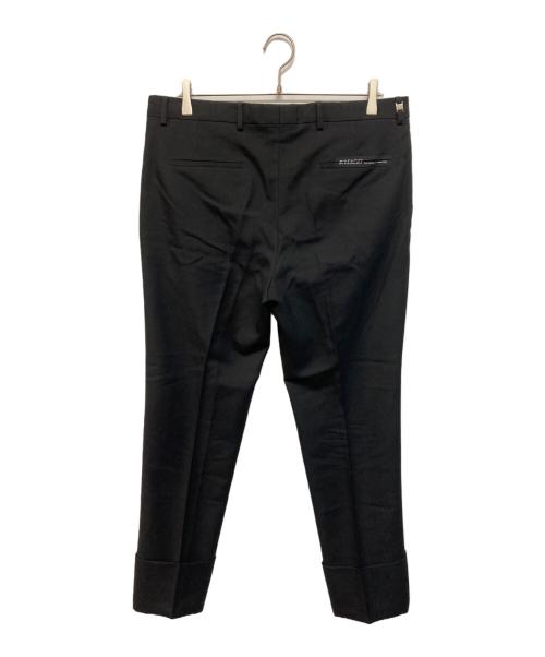 GIVENCHY（ジバンシィ）GIVENCHY (ジバンシィ) センタープレスパンツ ブラック サイズ:52の古着・服飾アイテム