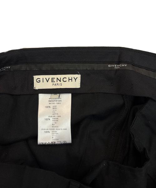 GIVENCHY（ジバンシィ）GIVENCHY (ジバンシィ) センタープレスパンツ ブラック サイズ:52の古着・服飾アイテム