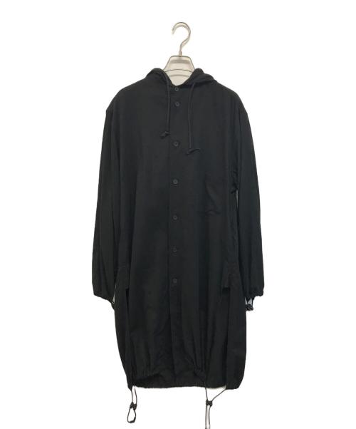 Y-3（ワイスリー）Y-3 (ワイスリー) adidas (アディダス) Hooded Long Shirt ブラック サイズ:2XSの古着・服飾アイテム