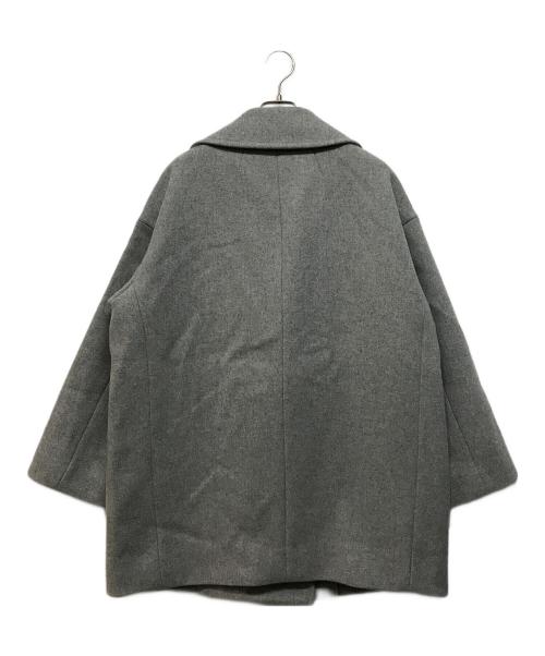 Spick and Span（スピック＆スパン）Spick and Span (スピックアンドスパン) WメルトンPコート グレー サイズ:SIZE Mの古着・服飾アイテム