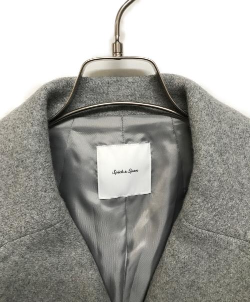 Spick and Span（スピック＆スパン）Spick and Span (スピックアンドスパン) WメルトンPコート グレー サイズ:SIZE Mの古着・服飾アイテム