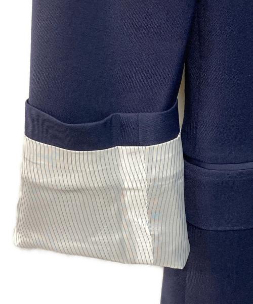 TOMORROW LAND PILGRIM（トゥモローランド ピルグリム）TOMORROW LAND PILGRIM (トゥモローランド ピルグリム) Super100'sウール シングルブレステッド2Bスーツ MARLANE ネイビー サイズ:46の古着・服飾アイテム