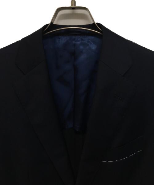 TOMORROW LAND PILGRIM（トゥモローランド ピルグリム）TOMORROW LAND PILGRIM (トゥモローランド ピルグリム) Super110'sウール シングルブレステッド2Bスーツ ネイビー サイズ:46の古着・服飾アイテム