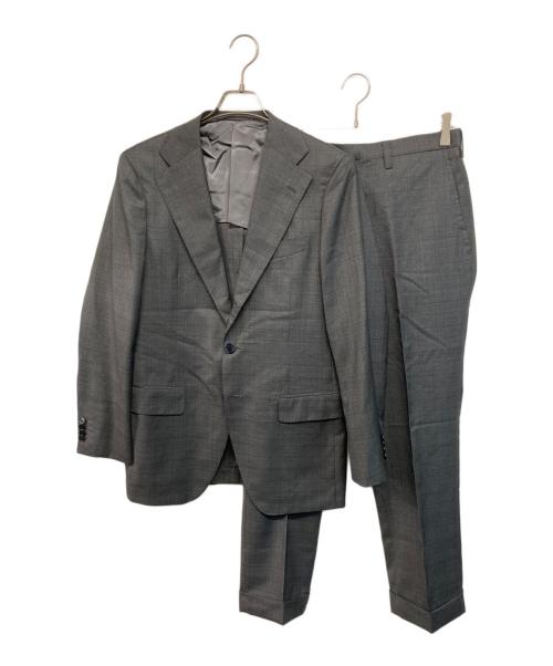 TOMORROW LAND PILGRIM（トゥモローランド ピルグリム）TOMORROW LAND PILGRIM (トゥモローランド ピルグリム) Super130's ウールシルク シングル3B Loro Piana SILK AIR グレー サイズ:46の古着・服飾アイテム