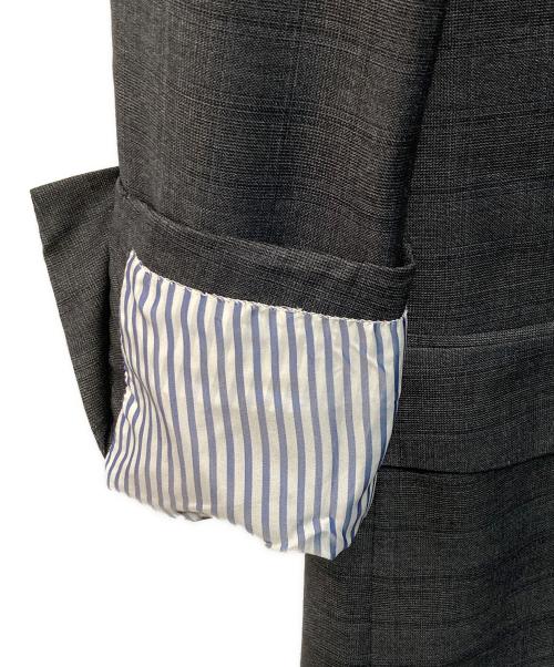 TOMORROW LAND PILGRIM（トゥモローランド ピルグリム）TOMORROW LAND PILGRIM (トゥモローランド ピルグリム) Super130's ウールシルク シングル3B Loro Piana SILK AIR グレー サイズ:46の古着・服飾アイテム