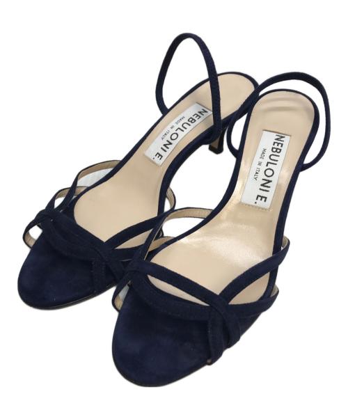NEBULONIE（ネブローニ）NEBULONIE (ネブローニ) STRAP SANDALS ネイビー サイズ:37の古着・服飾アイテム