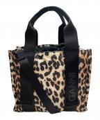 GANNIガニー）の古着「Recycled tech Mini Tote」｜ブラック×ベージュ