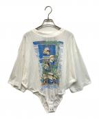 Jenny Fax×Mikio Sakabeジェニーファックス×ミキオサカベ）の古着「グラフィックプリントTシャツ」｜ホワイト