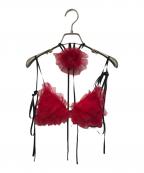 VIVIANO×jurkヴィヴィアーノ×）の古着「Tulle Bra & Choker」｜レッド