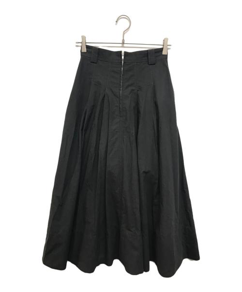 PUBLIC TOKYO（パブリックトウキョウ）PUBLIC TOKYO (パブリックトウキョウ) タイプライターリッチフレアスカート グレー サイズ:1の古着・服飾アイテム