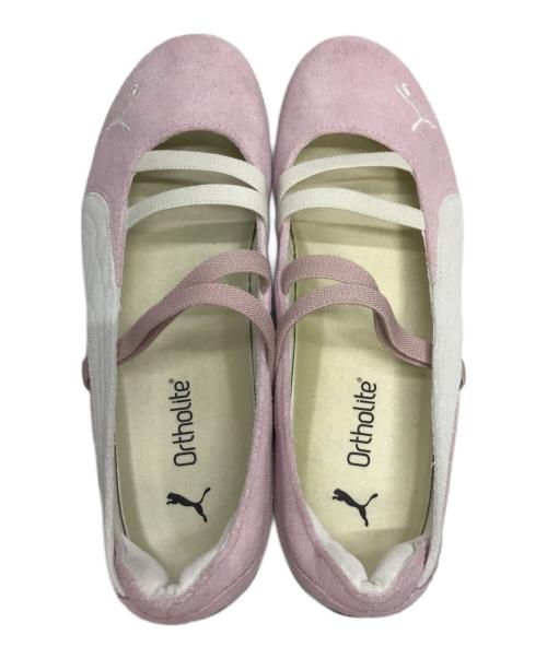 PUMA（プーマ）PUMA (プーマ) スピードキャット バレエ SD スニーカー ピンク サイズ:24cmの古着・服飾アイテム