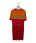 Yves Saint Laurent (イヴサンローラン) ニットワンピース レッド サイズ:M：6000円