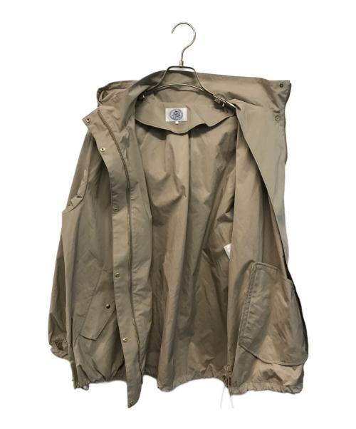 J.PRESS（ジェイプレス）J.PRESS (ジェイプレス) 洗える・撥水マイクロタフタ フーデッドショートコート ベージュ サイズ:T13の古着・服飾アイテム