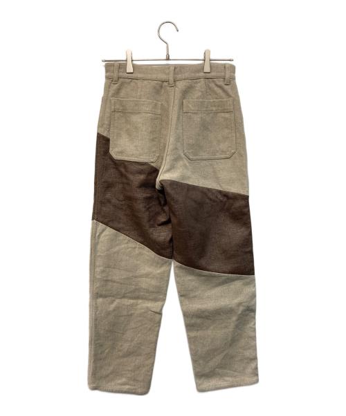 FUMIKA UCHIDA（フミカウチダ）FUMIKA UCHIDA (フミカウチダ) 切替リネンパンツ ベージュ サイズ:36の古着・服飾アイテム
