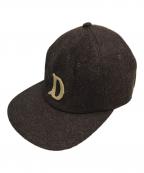 THE H.W.DOG&CO.エイチダブリュードッグアンドコー）の古着「ウールベースボールキャップ」｜ブラウン